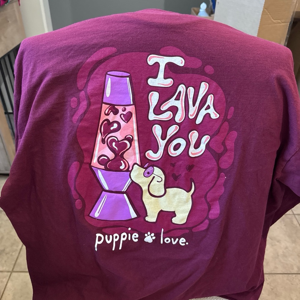 Women’s Lava You' Pink Graphic Tee